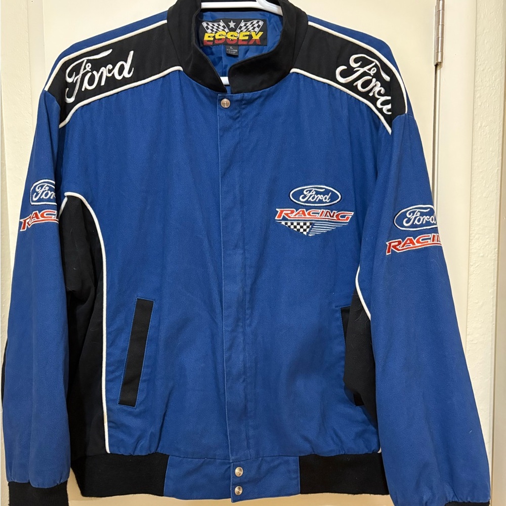Ford Racing Blue Bomber Jacket - Picture 2 of 3